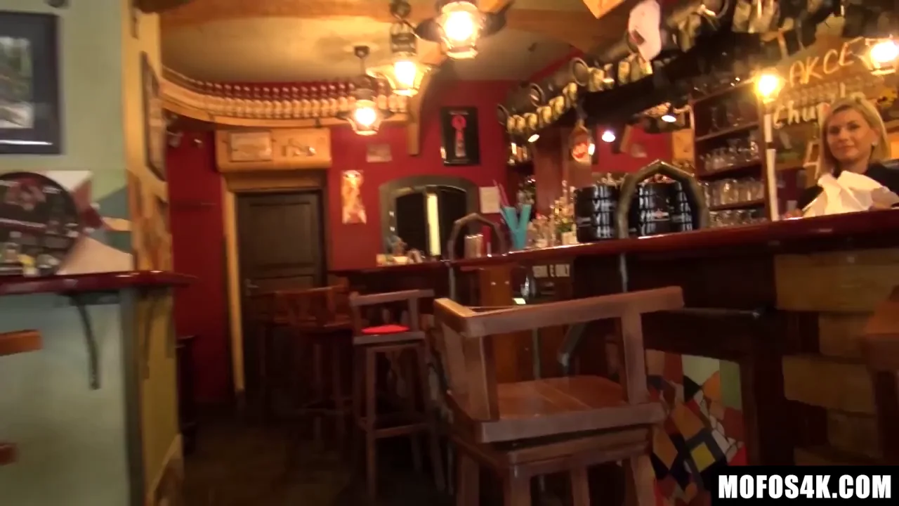 Cute Bar Girl Not Paid Enough