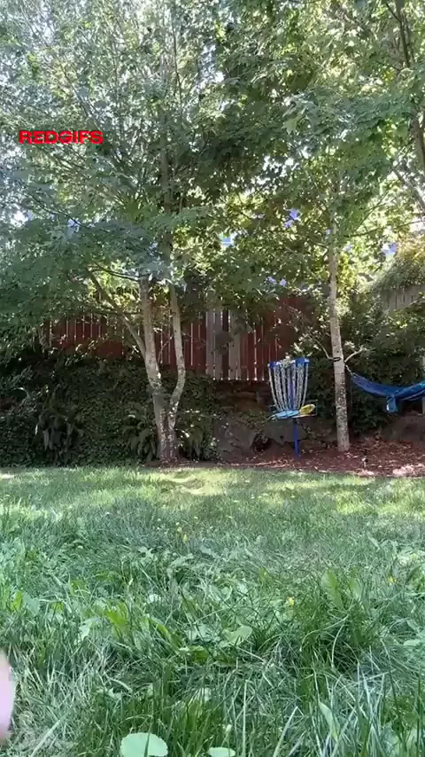 Redhead TS Slut's Backyard Cum Blast