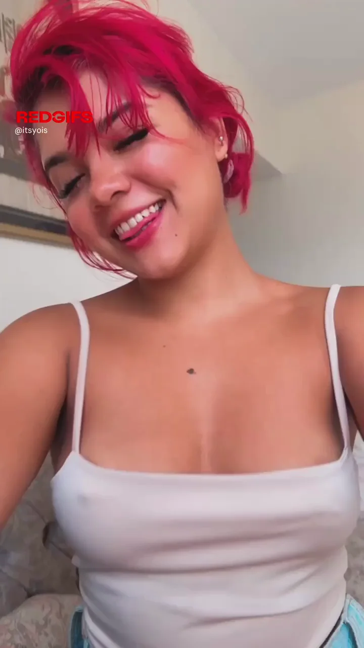 Pink-Haired Ahegao Slut Begs: Aim Right at My Target! ;))