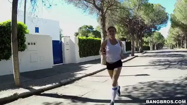 Jogging Through The Street