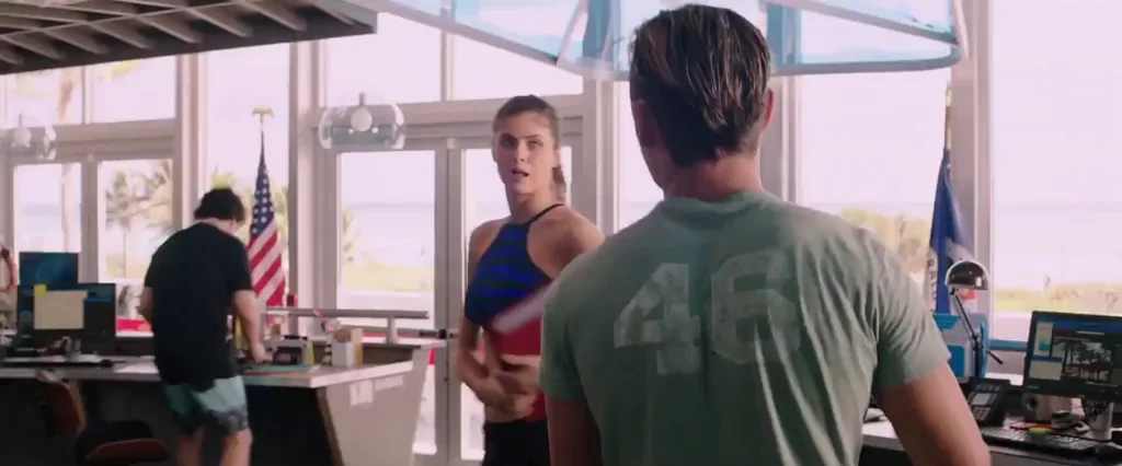 🔥 Alexandra Daddario's Massive Tits Tease Zac Efron in Baywatch 👙💦