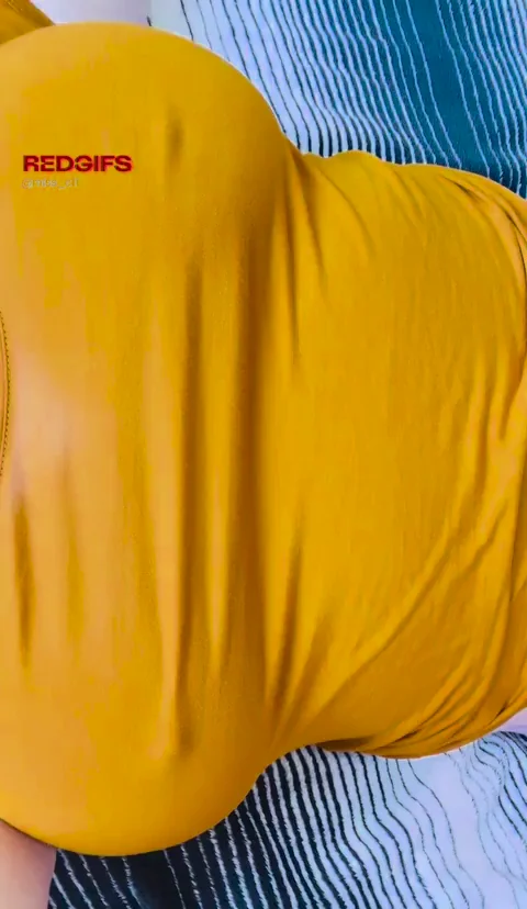 Chubby Cutie's Busty Tit Tease in Tight Yellow Top