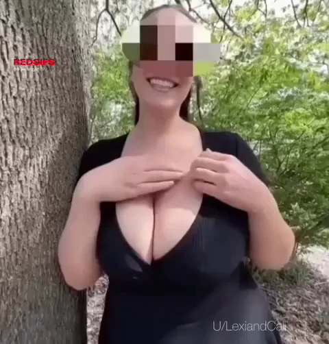 🌳 Massive Tits MILF Brightens Your Day in the Woods 🍈🍈