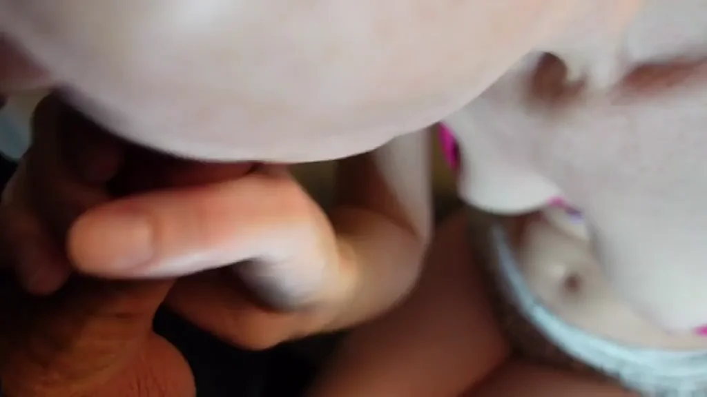Sucking Cock Then Jerking Hot Cum All Over My Perky Little Tits 🥂💦