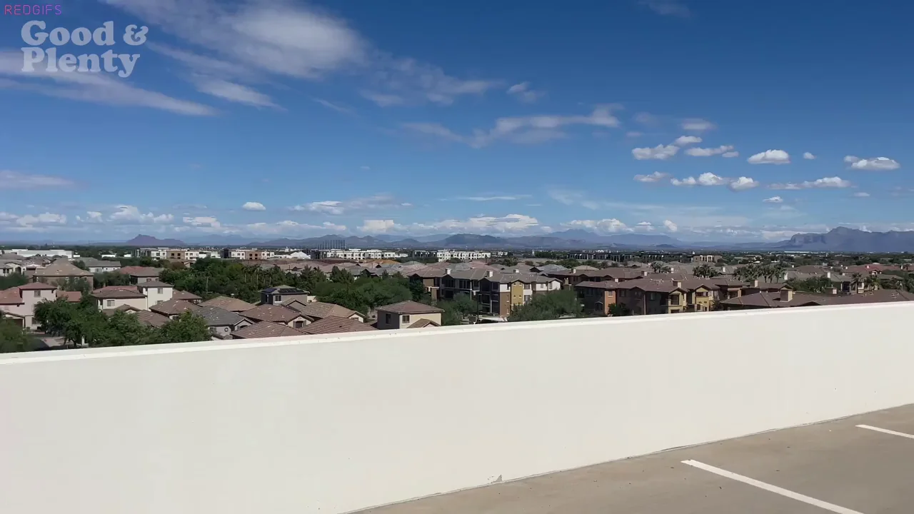 Rooftop Garage PAWG MILF Gets Doggystyled & Creampied 😈🍑💦
