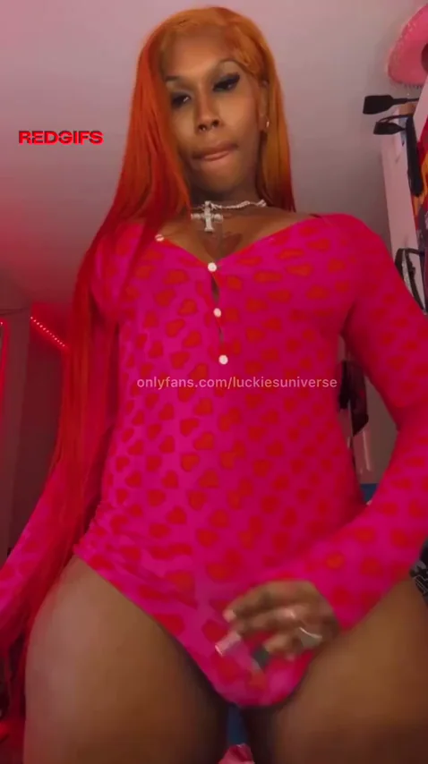 Thick Trans Redhead Shemale JOI Tease 😈