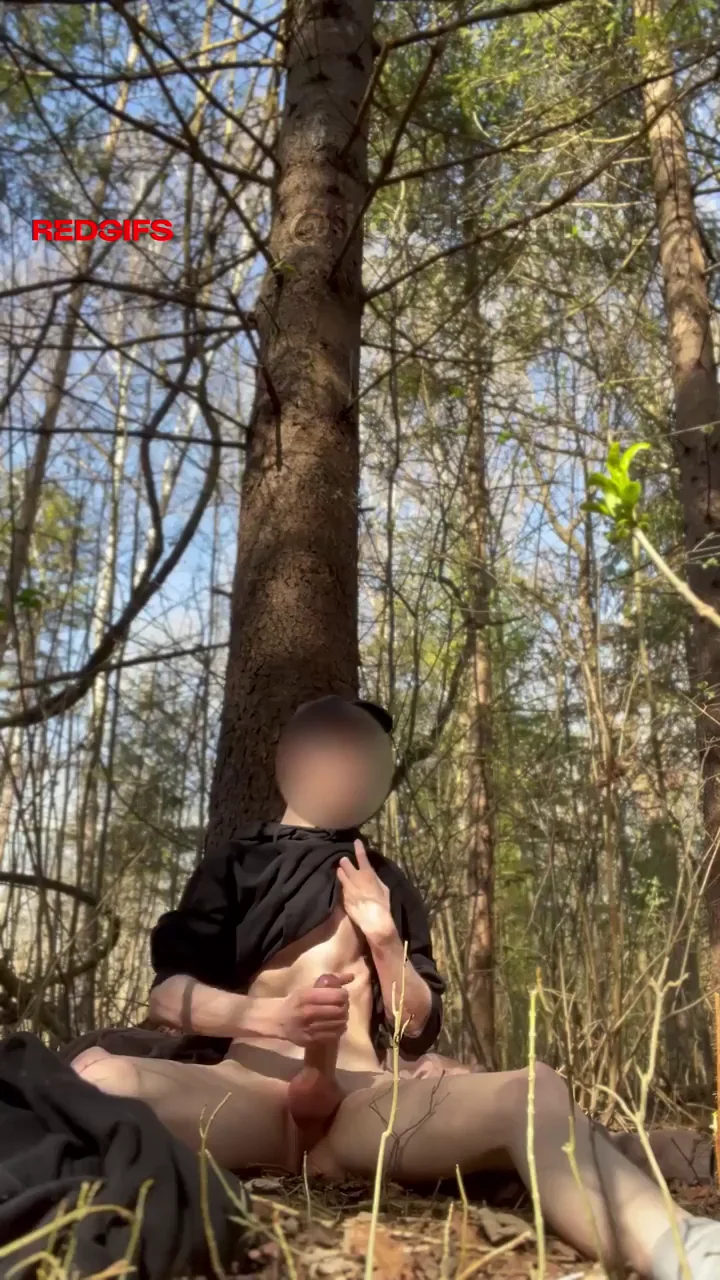 🌲 Twink's Wild Outdoor BWC Jerk-Off 🍆💦