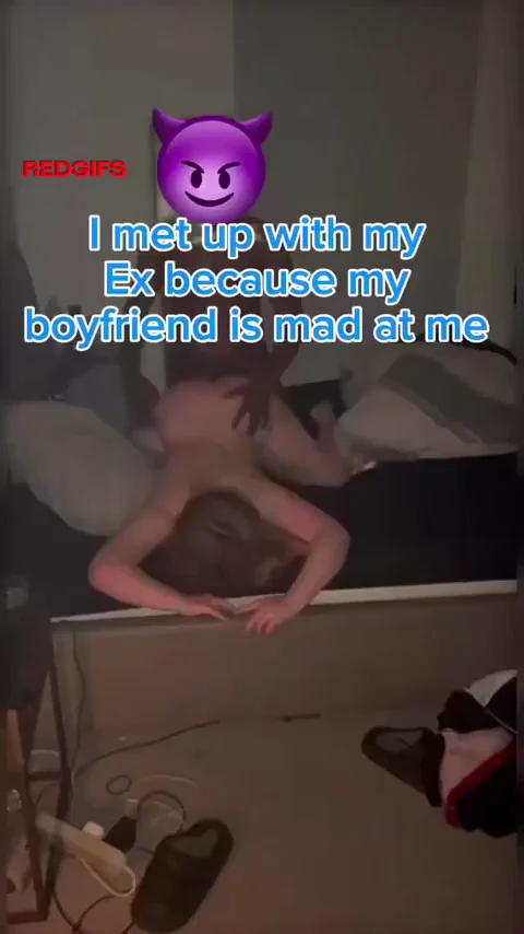 Next time you'll know not to get mad at your girlfriend after seeing how much better her ex fucks her...