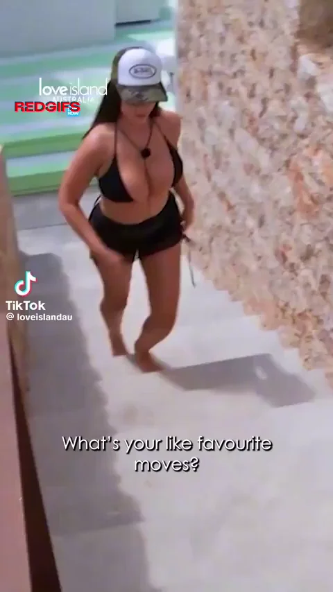 Love Island Babe Teases Massive Tits in Tiny Bikinis