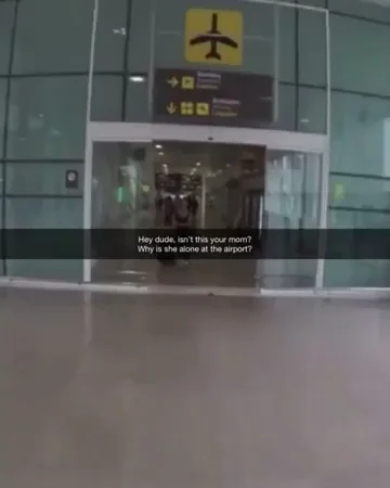 Bully accompanies your mom while she waits for you