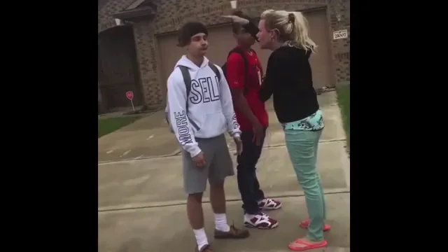 Mom: I can take each one of you bullys down! 😤...Bully 1: Down your throat? 😏
