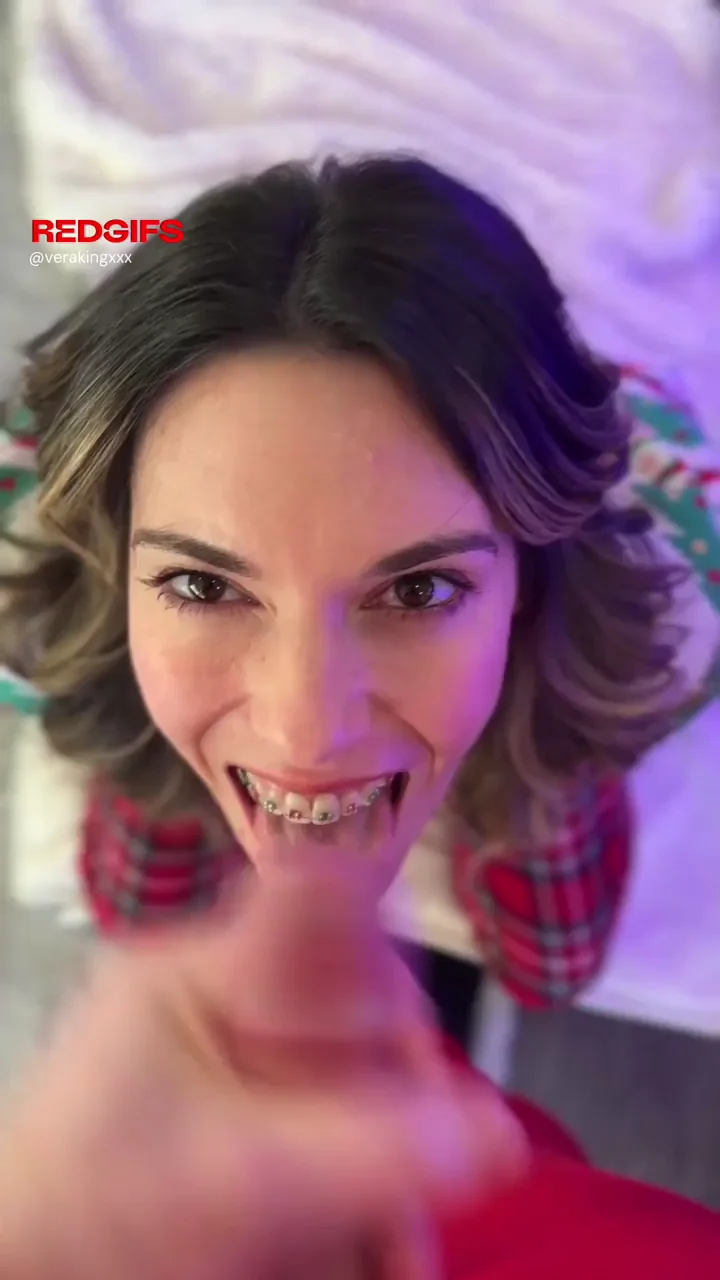 Step-Mommy's Massive Christmas Facial Cum Blast