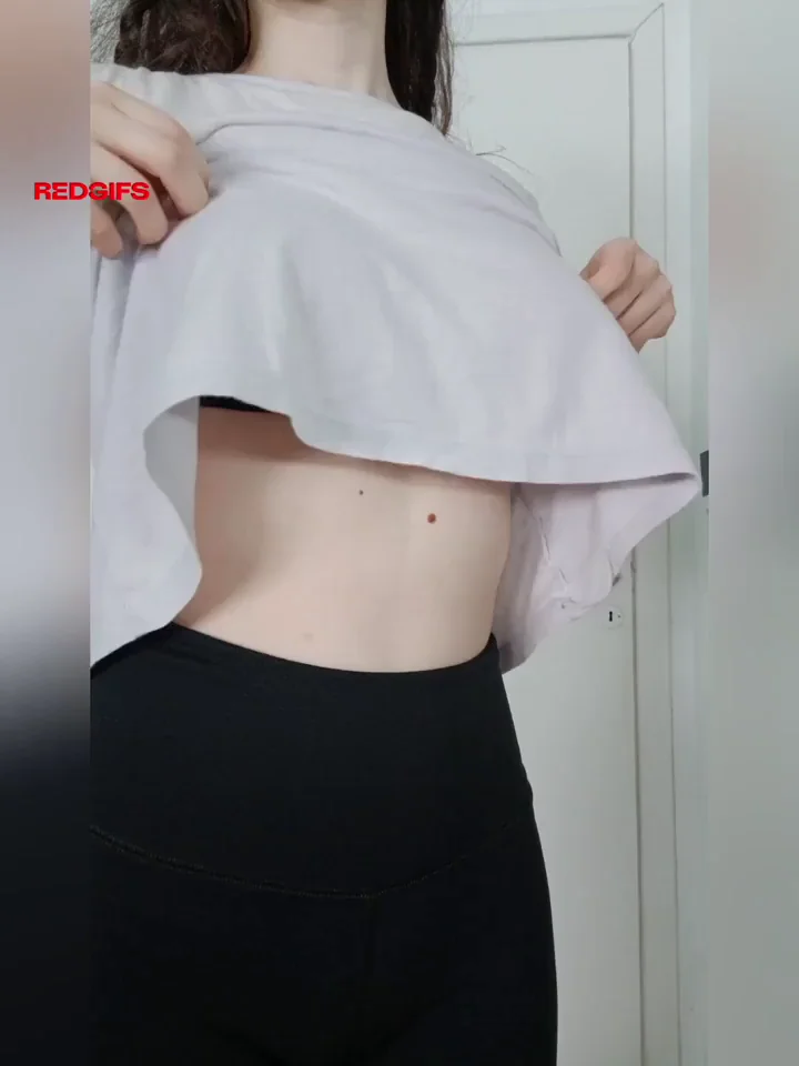 It's fun to tease you with my natural boobs