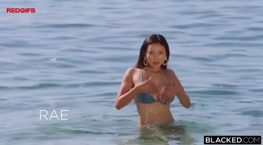 Rae's Epic Asian Slut Beach Fuck with BBC Masterpiece 🍆🏖️💦