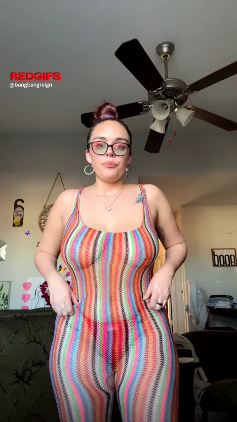 rainbow fishnets :)