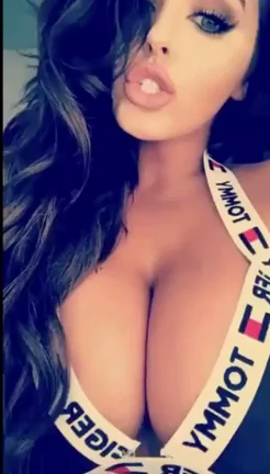 "When your boobs are so big your top bursts open"