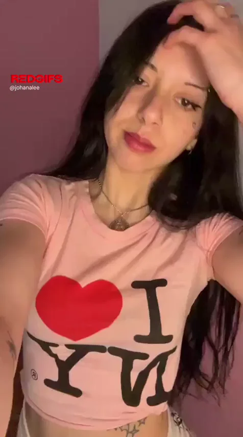 Petite Cutie Teases in Tight Pink Crop Top