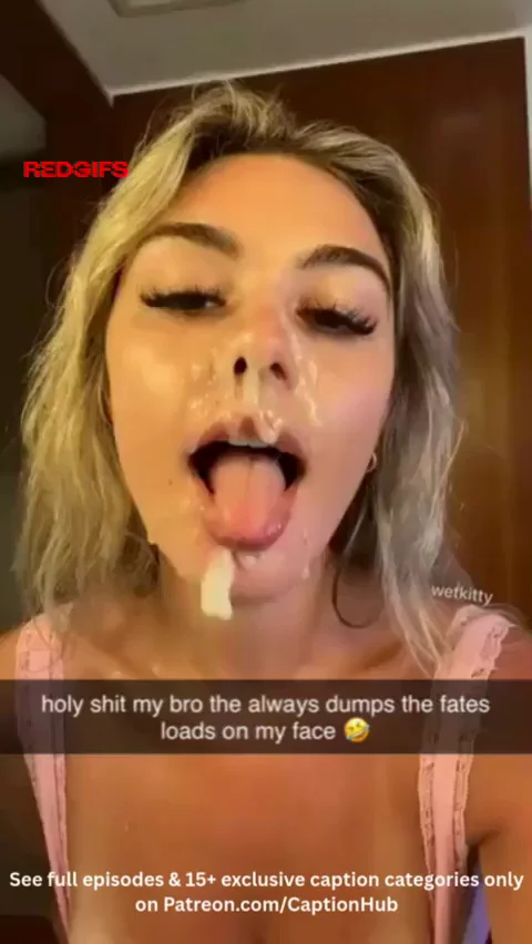 Bro Dumps Fattest Cum Loads All Over My Slutty Face 😩💦