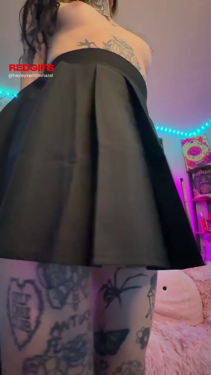Mommy's Thick Trans Cock Tease: Taste Test in Pleated Skirt