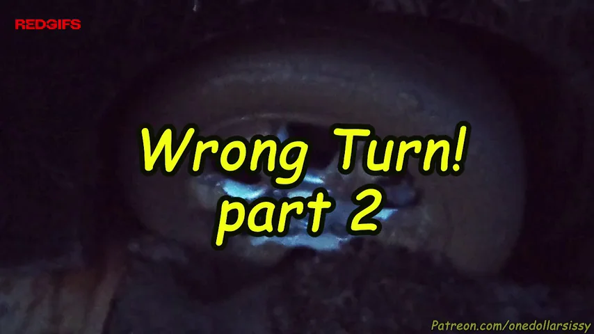 Wrong Turn Part 2: Asian Sissy Treasure's Double Cock Worship Slutdown