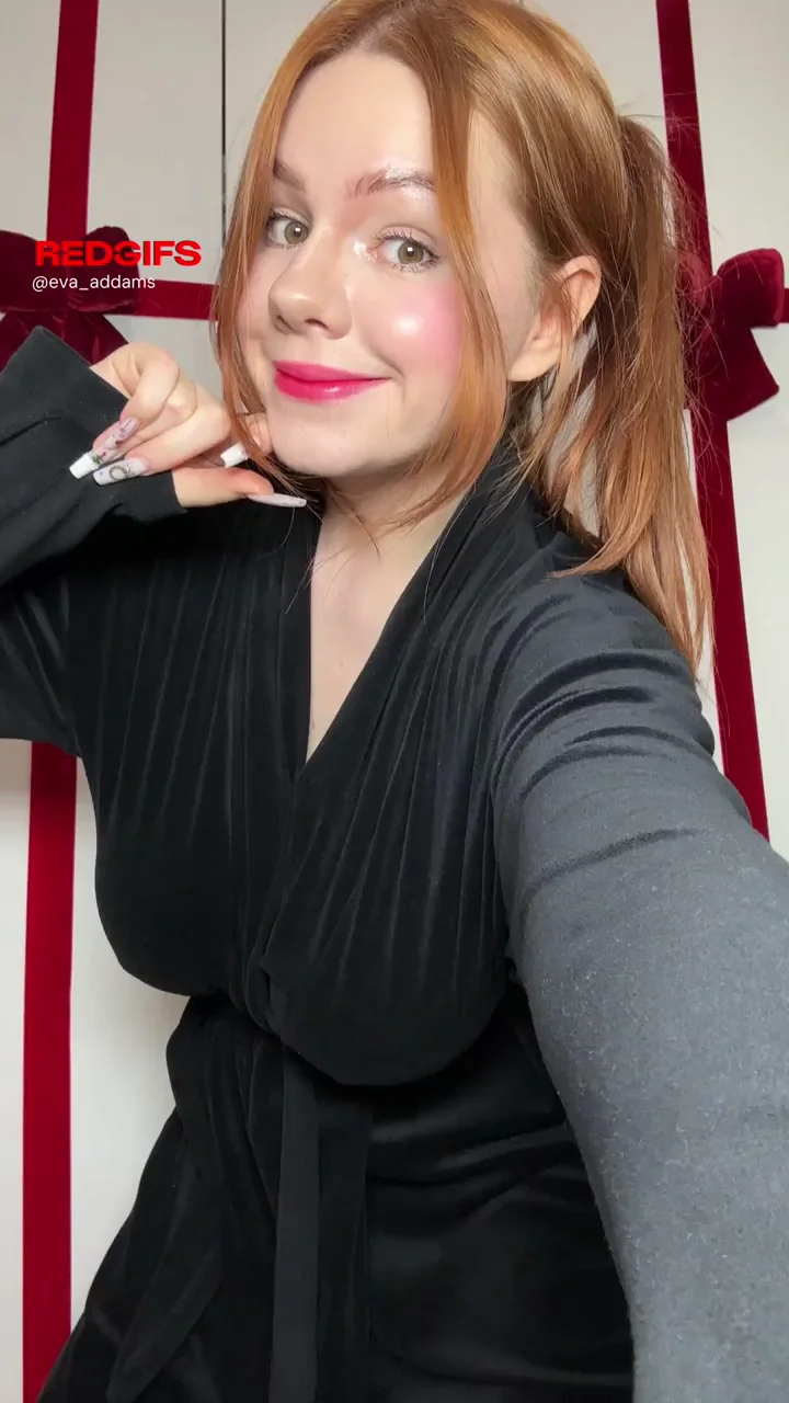 Chubby Redhead Tease: Massive Tits & Thick Curves Begging for Your Vote