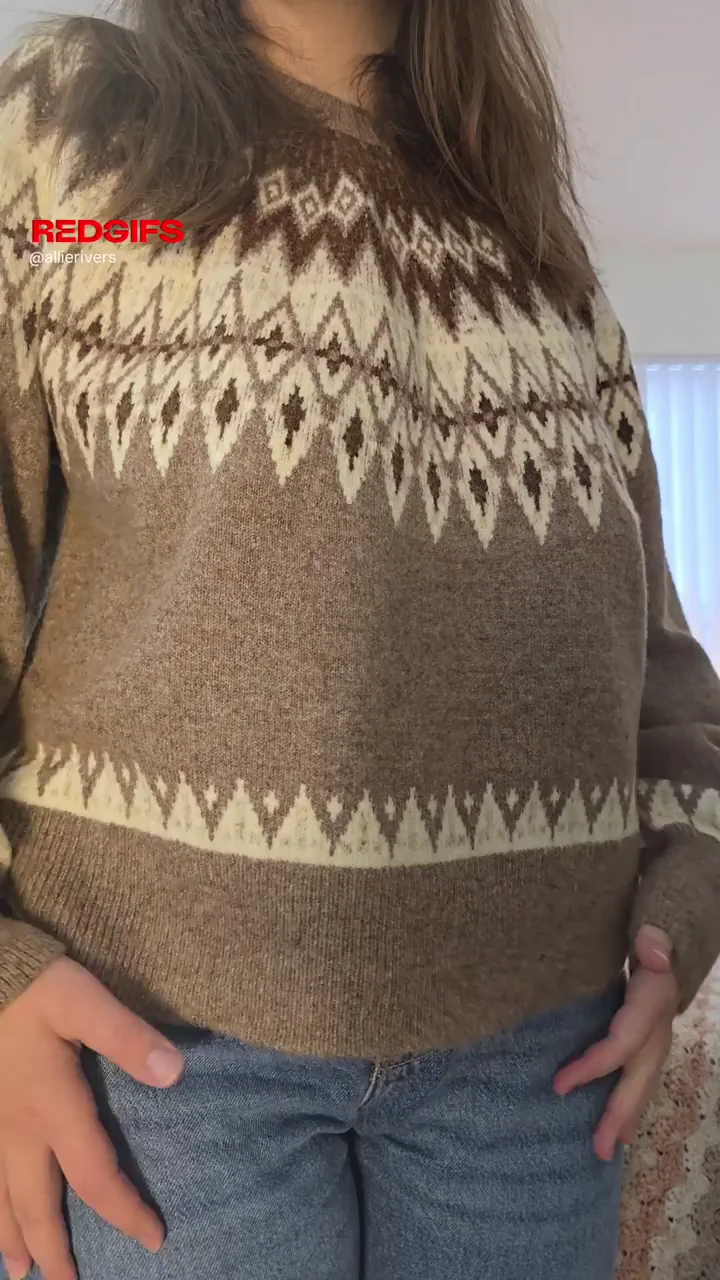 Cozy Sweater MILF's Massive Titty Drop - Rate These Jugs 1-10!