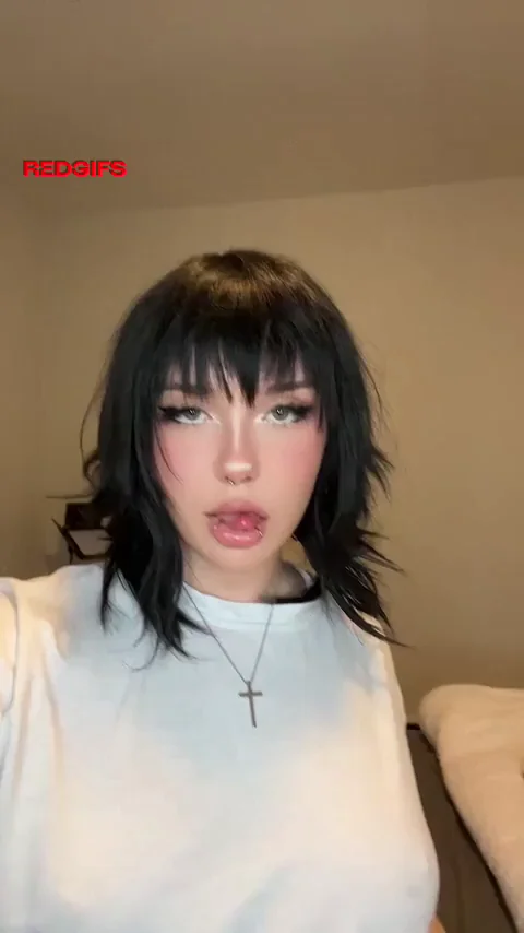 Sexy petite slut is enjoying the night