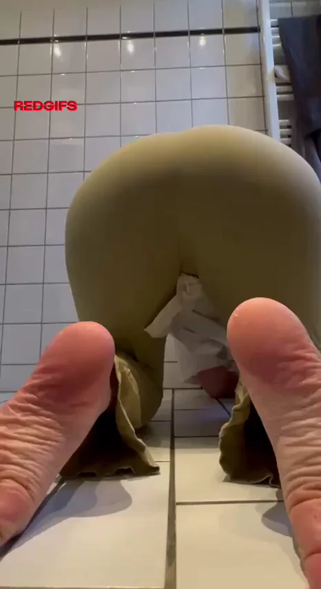 Ordered my toy to get on her knees and pee her pants for me