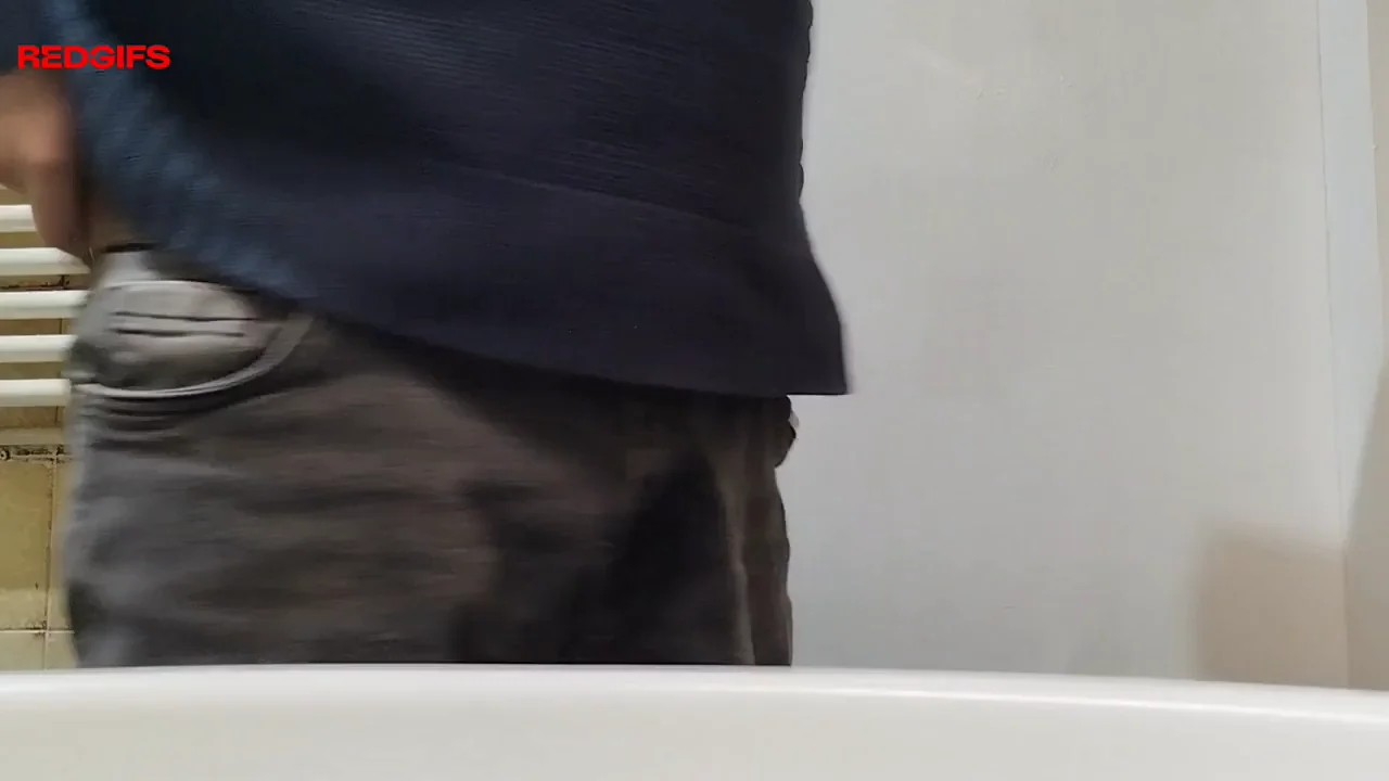 Uncut Cock Unleashes Golden Shower in Sweater Slut's Pants