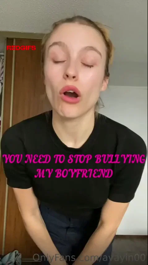 When your GF tries to deal with your bully