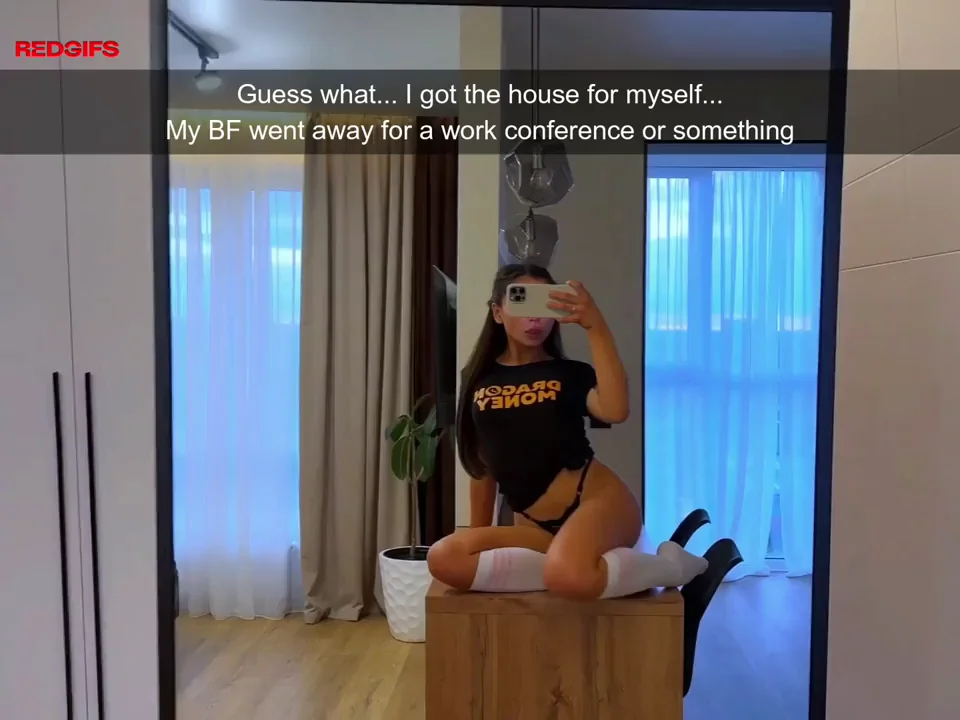 Cheating GF Teases: BF Gone, Come Breed My Tight Pussy