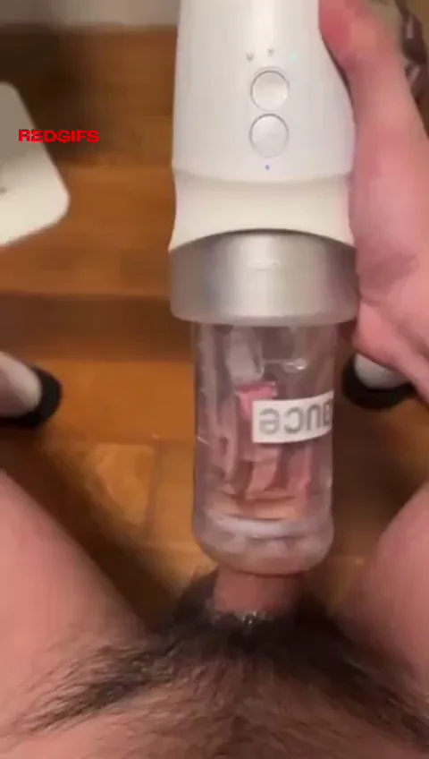 Spin & Suck Machine Milks My Thick Cock Dry 😈🍆💦
