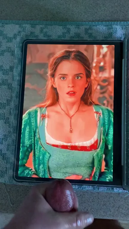 my bud jerkin his big hard cock 2 Emma Watson - and huge cum tribute - If u want 2 b fed celebs and porn and show off jerkin over them on a second screen - public or private sessions - add hertsgirls on k1k - second screen required