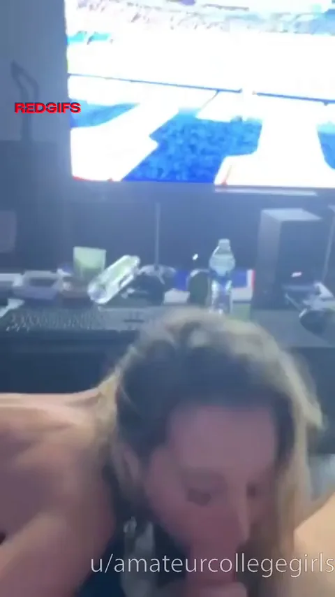 She gave me a blowjob while I was playing Madden
