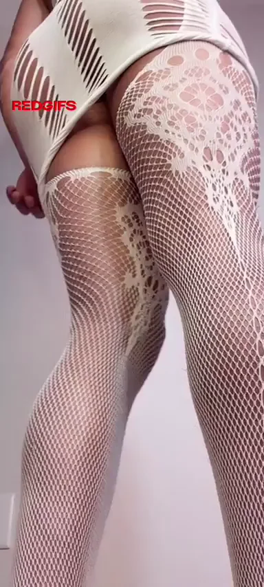 Sissy Whore in Lace Fishnets 💋🔒