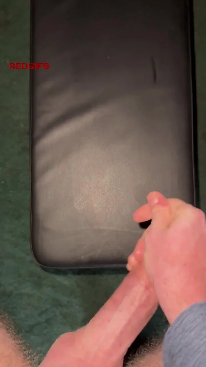 Painting the Bench: Redditor's Thick Cock Cum Explosion