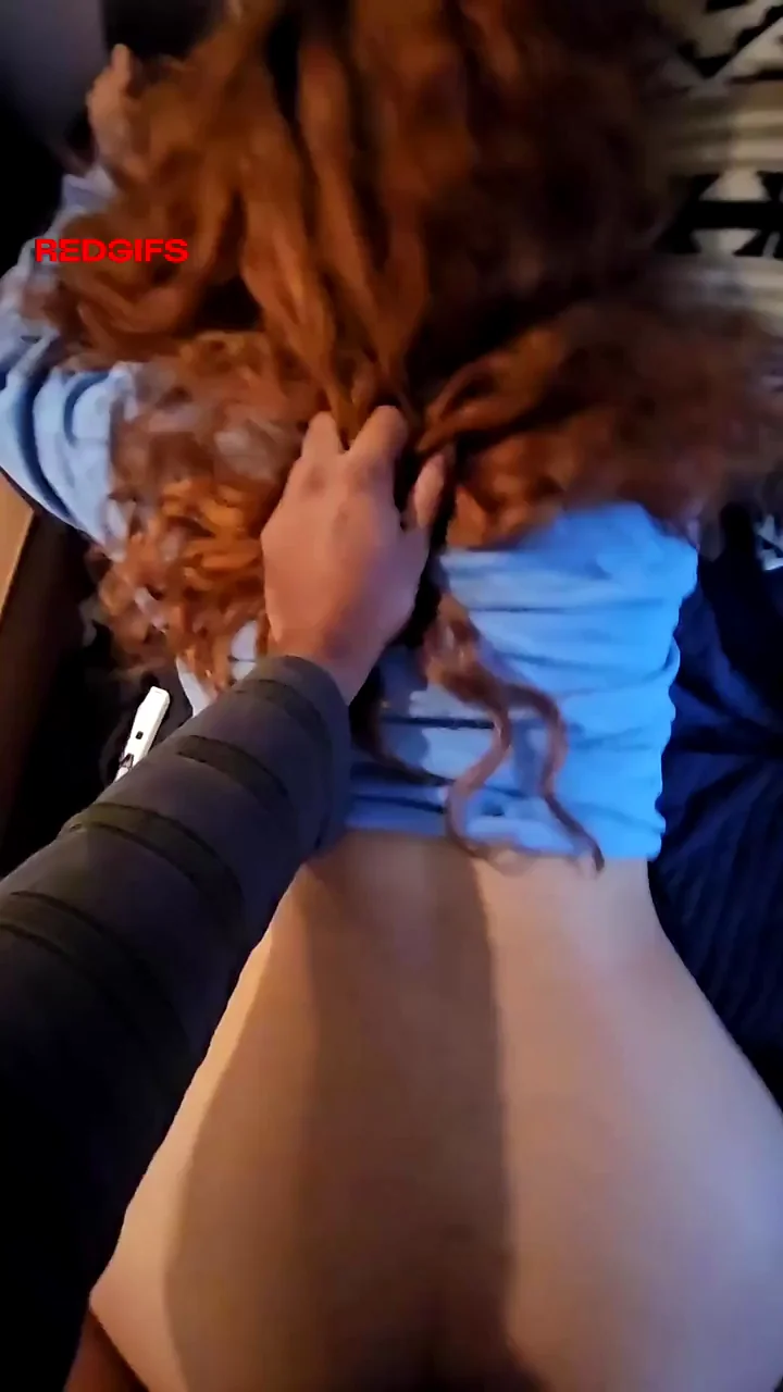 Little redhead taking in bbc