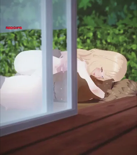 Peeking on Hentai GF Getting Wrecked 🍆💦