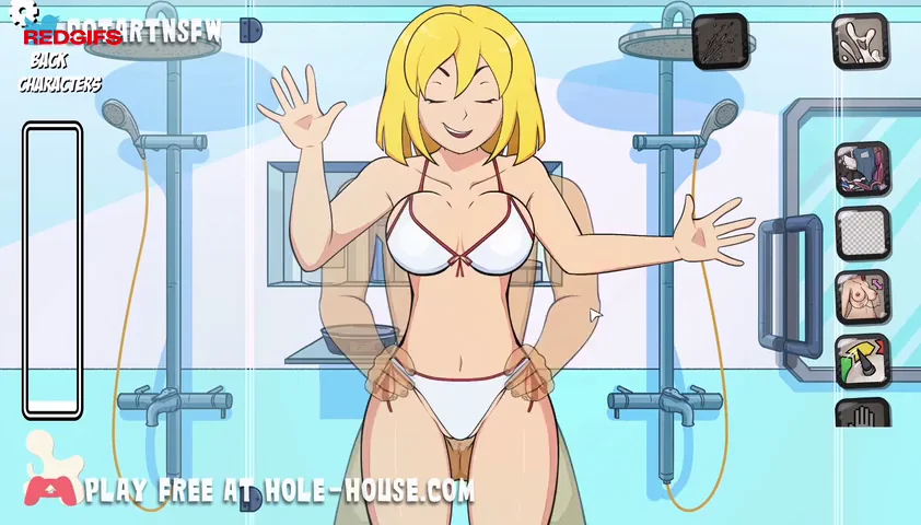 Vault girl in the shower (HoleHouseGame)