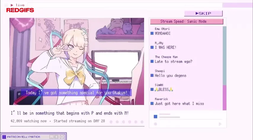 Needy streamer overload