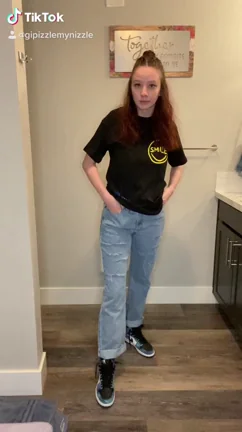 TikTok Tease: From Baggy Jeans to Slutty Bodysuit Reveal