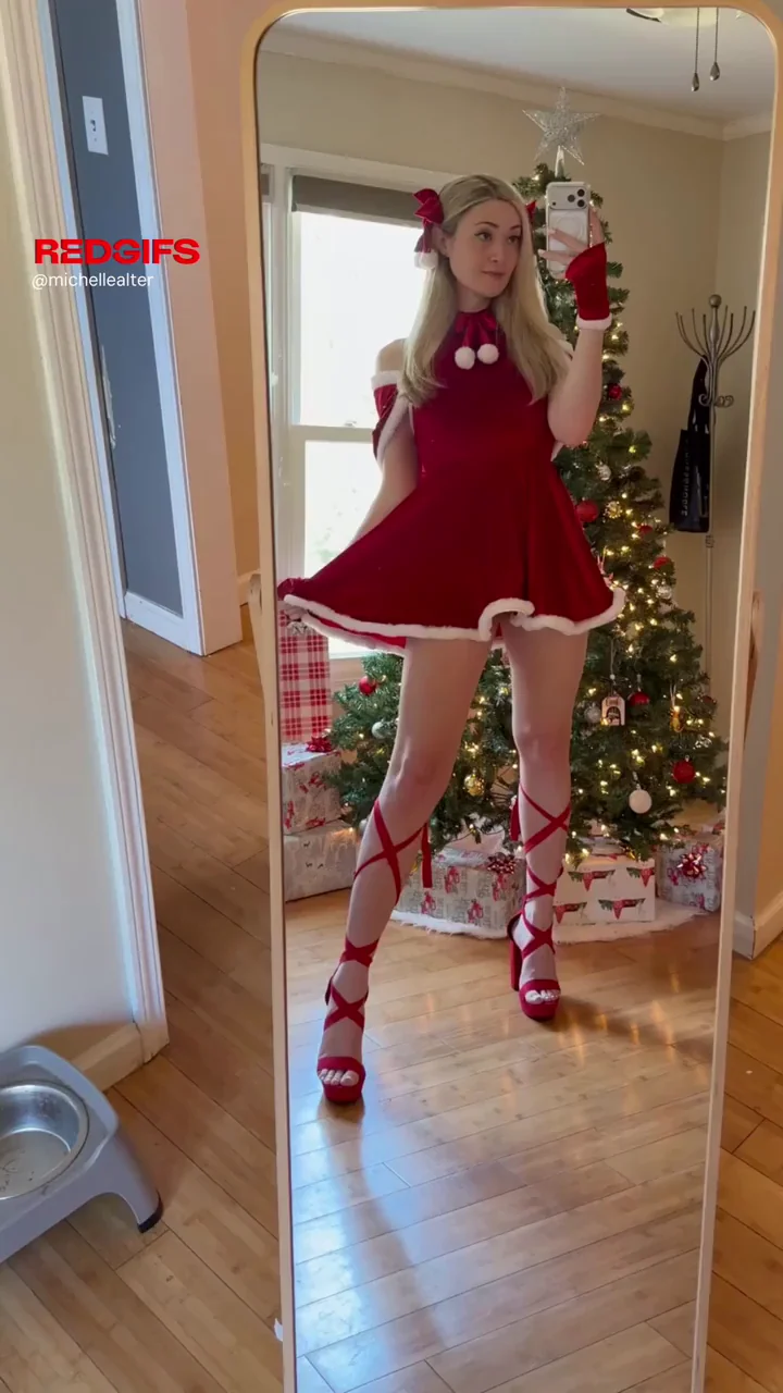 Your Christmas present is under my dress