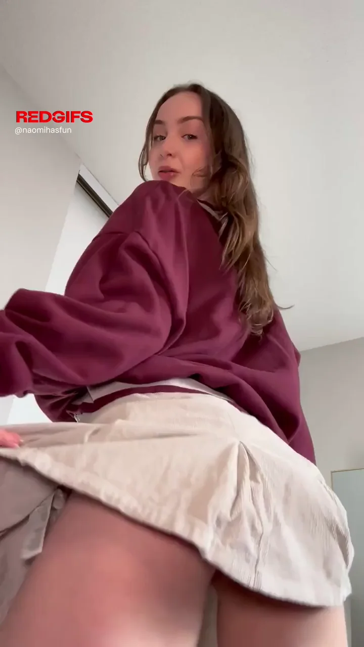 The sexiest way to wear a skirt is without panties