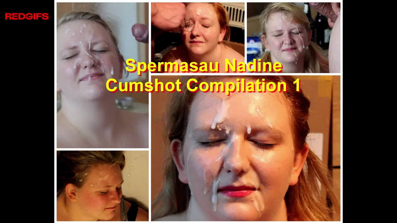 Lots of thick cumshots on big titted Nadine´s face