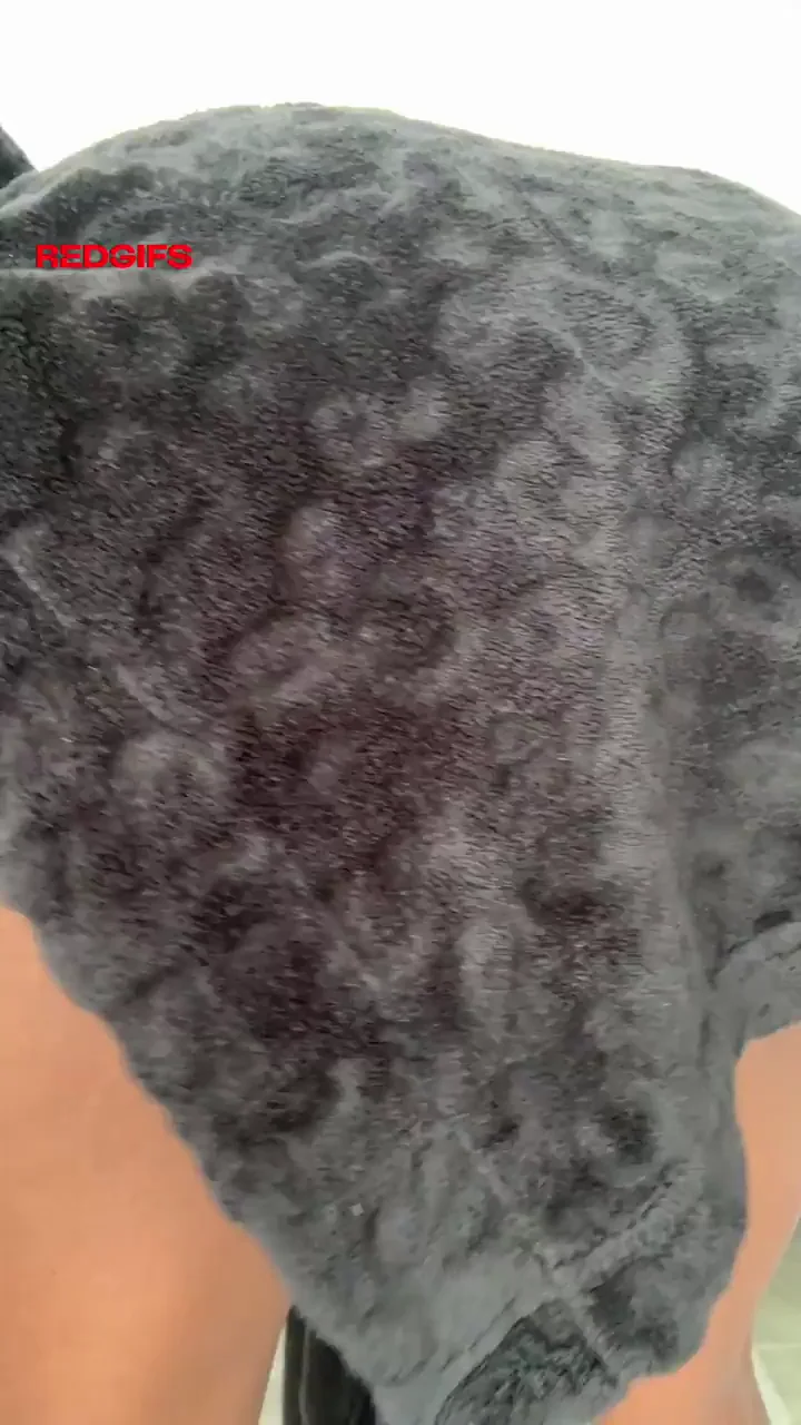 Stare Too Long at This Ebony Babe's Wet Towel Tease & She'll Fuck Your Dreams 😈🍫