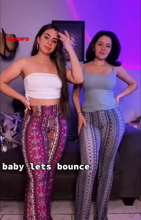 🔥 Latina Booty Bounce in Flare Pants 💦
