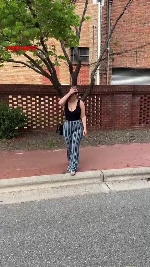 MILF Tease in Tight Flare Pants Shaking That PAWG Booty