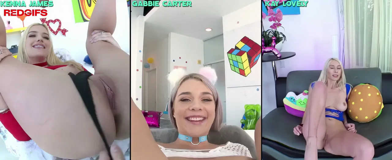 Who Has The More Attractive Pussy? | [Kenna James] vs. [Gabbie Carter] vs. [Kay Lovely]