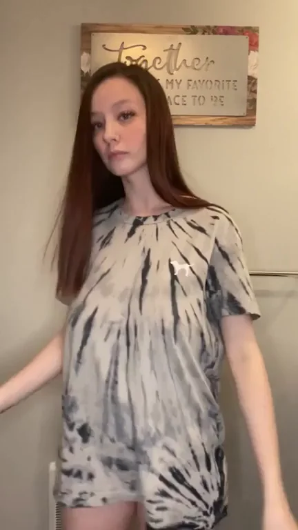 🩲 Busty Babe Teases Her Massive Tits 🍈🍈