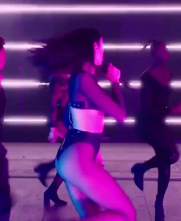 Dua Lipa's Juicy Booty Shaking in Sheer Bodysuit 🔥🍑